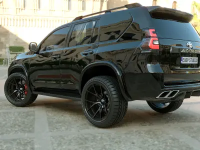 2022 Toyota Prado VXL OFFROAD Tuned 3D model