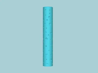 Texture Roll 51 Pet Dog - Fondant Decoration Maker 3D print model