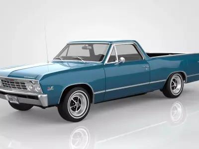 Chevrolet El Camino 1967 3D model