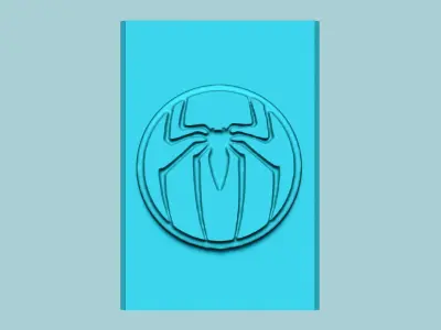 Stamp 108 Spiderman Icon - Fondant Decoration Maker Toy 3D print model