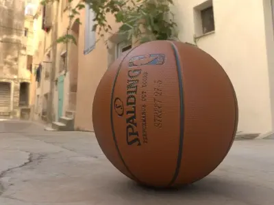 Basketball football Low-poly 3D model