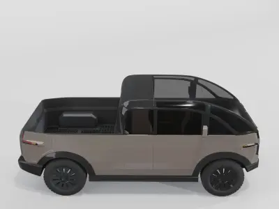 Canoo Pickup Brown 3D model