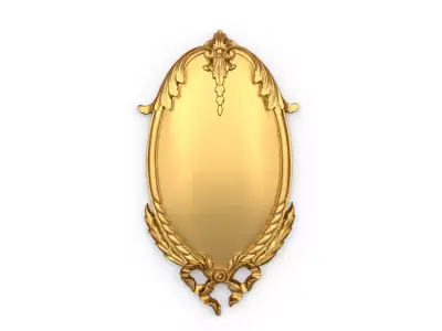 Classic decor ornament carved 71 3D model