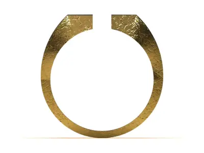 Textured Cutout Band STL 3DM 3D Ring model gr0170 3D print model