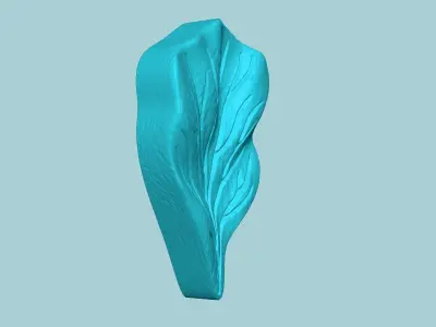 Hibiscus Flower Petal 01 - Moulding Artificial Craft 3D print model