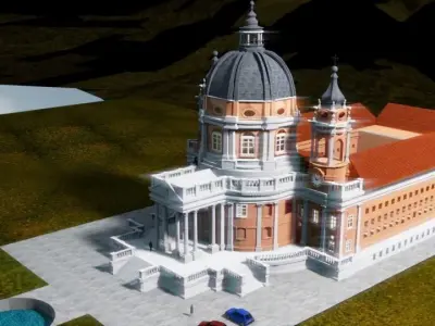 BASILICA di SUPERGA TURIN 3D model