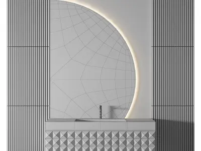 Luxury Bathroom 212 3D model