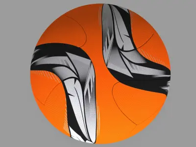 Soccer Ball Adidas Conext15 3d Model Low-poly 3D model