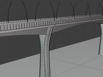 Road bridge 2023 3D model