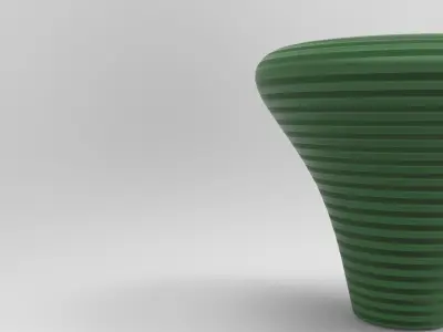 Kolq Vase Low-poly 3D model