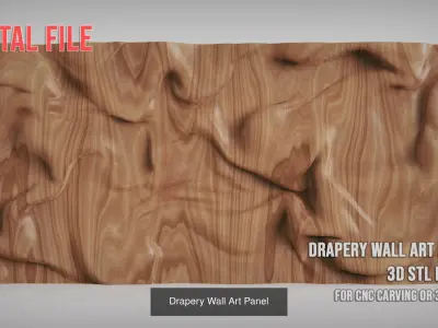 Wall Art Panel Set 3D Model Collection