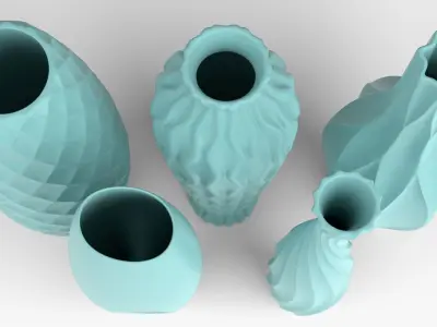Vase Pack 3D model purchase