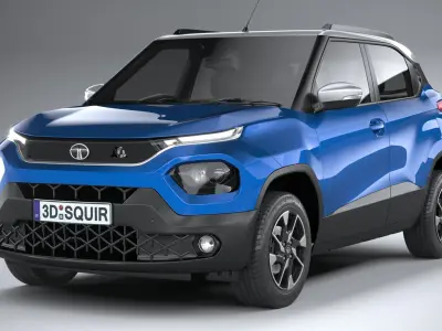 Tata Punch 2022 3D model