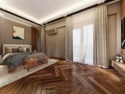Master Bedroom Interior 3D model