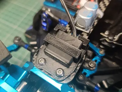 WTS Transponder Mount for 1-10 RC Car Tamiya TT-02 3D print model