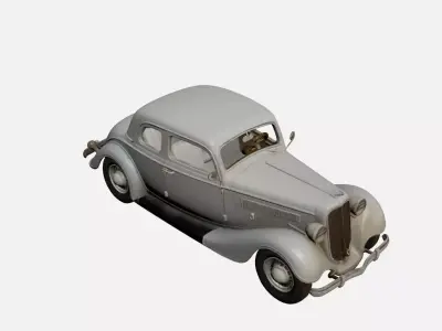 1930s Early Vintage Classic Coupe 3D model 3D model