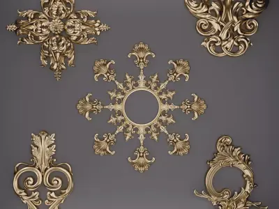 Trim Ornament 43 3D model