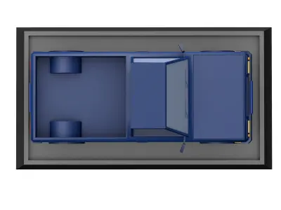 Low Poly Car Truck Low-poly 3D model