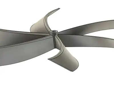 6 Bladed Drone and RC Propeller 3D print model