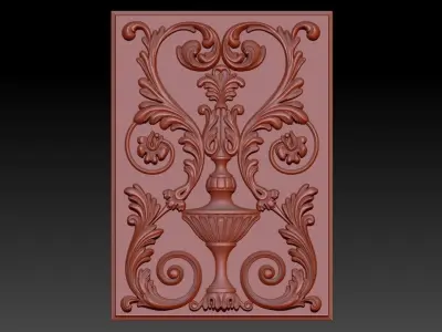 3D FLORAL DESIGN 3D model