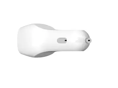 USB Car Charger  Low-poly 3D model