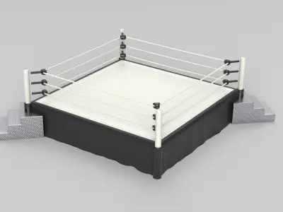 Wrestling Ring 3D model
