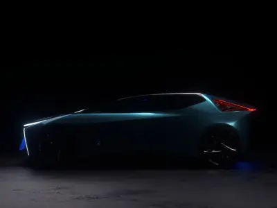 LEXUS LF-30 electric concept car model made by C4D OCtane 3D model