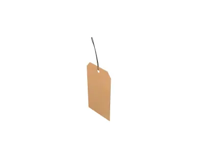 Gift Tags v1 001 Low-poly 3D model
