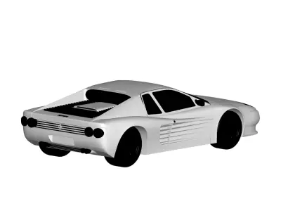 ferrari 512 3D model