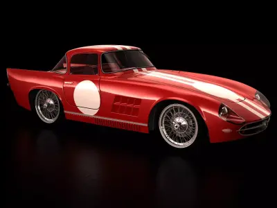 Skoda 1100 OHC Coupe 1960 3D model 3D model