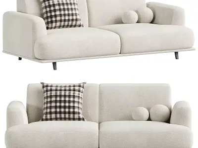 MADISON Fabric sofa  3D model