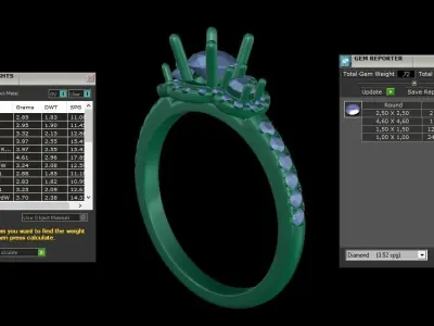ring code 212 3D print model