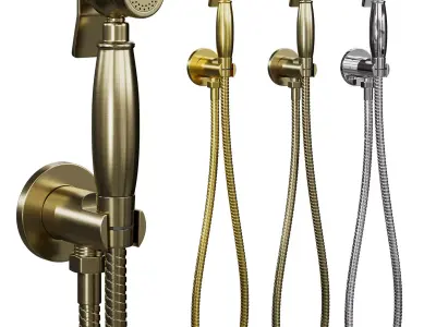 Classic hygienic showers by Boheme 3D model