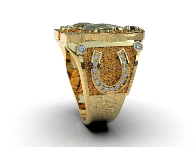 Horse Ring 3D print model