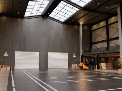 Modern Warehouse - Office 3D Model - blend - fbx - obj 3D model