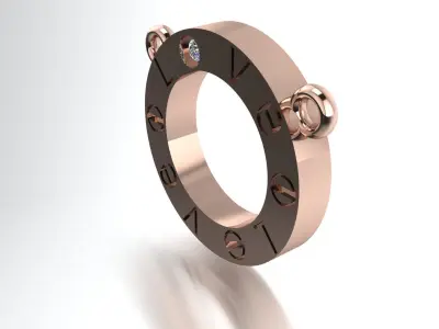  Necklaces LOVE 3D printed model  Free 3D print model