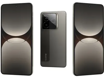 Realme GT7 Pro Racing Edition Neptune And Star Trail Titanium 3D model