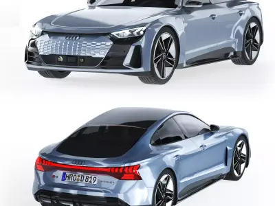 Audi e tron RS GT 2021 3D model