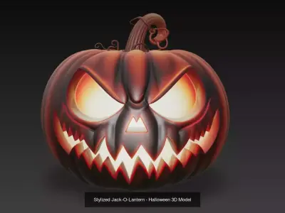 Halloween Pumpkin - Skull Sculpture Collection