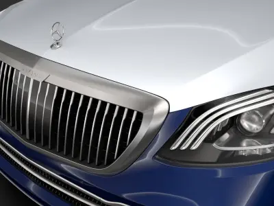 Mercedes Maybach S 650 X222 2019 3D model