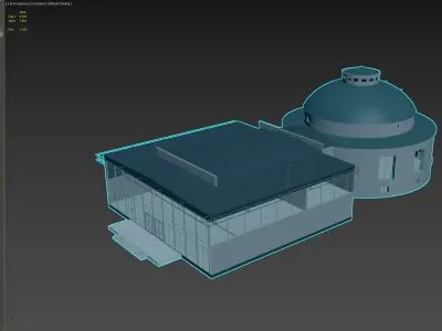 Observatory Building 3D model