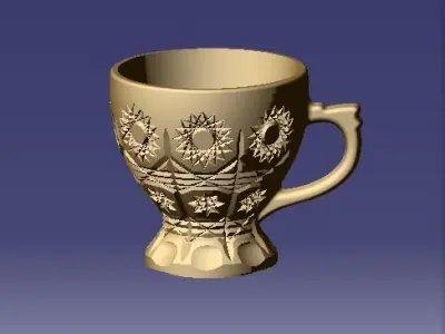 pk cup for print or produce 3D model