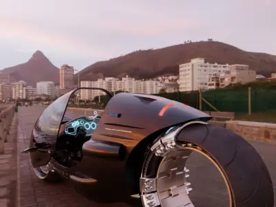 Griffon RE-860 Electric Motorbike 3D model