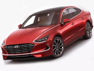 Hyundai Sonata 2020 3D model