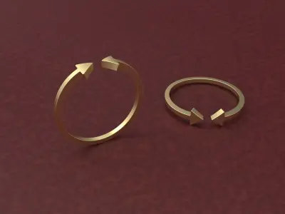 Minimalist Ring DM-10 Free 3D print model