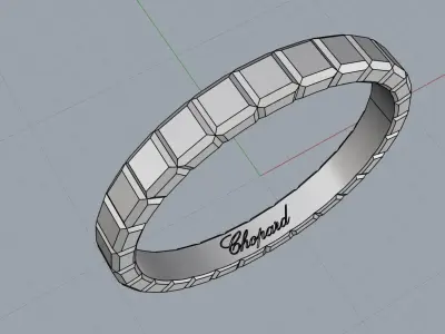 Chopard Ring 3D print model