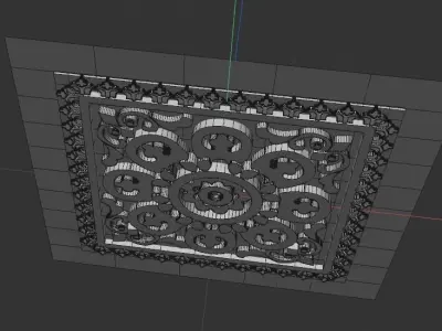 CNC MOEL 3D model