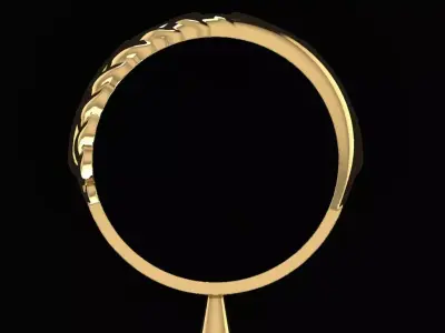  Minimalist Turkish Ring 3D print model