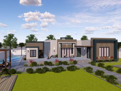 CHALET FARM 3D model