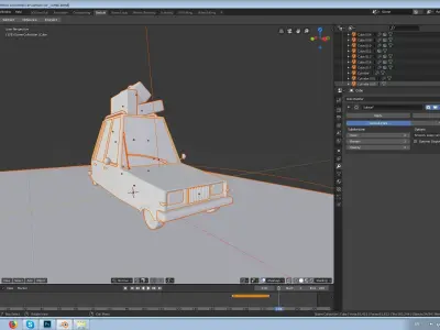 Combi car 3D model